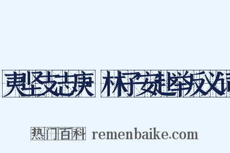 夷坚支志庚·林子安赴举反义词是什么意思的图片